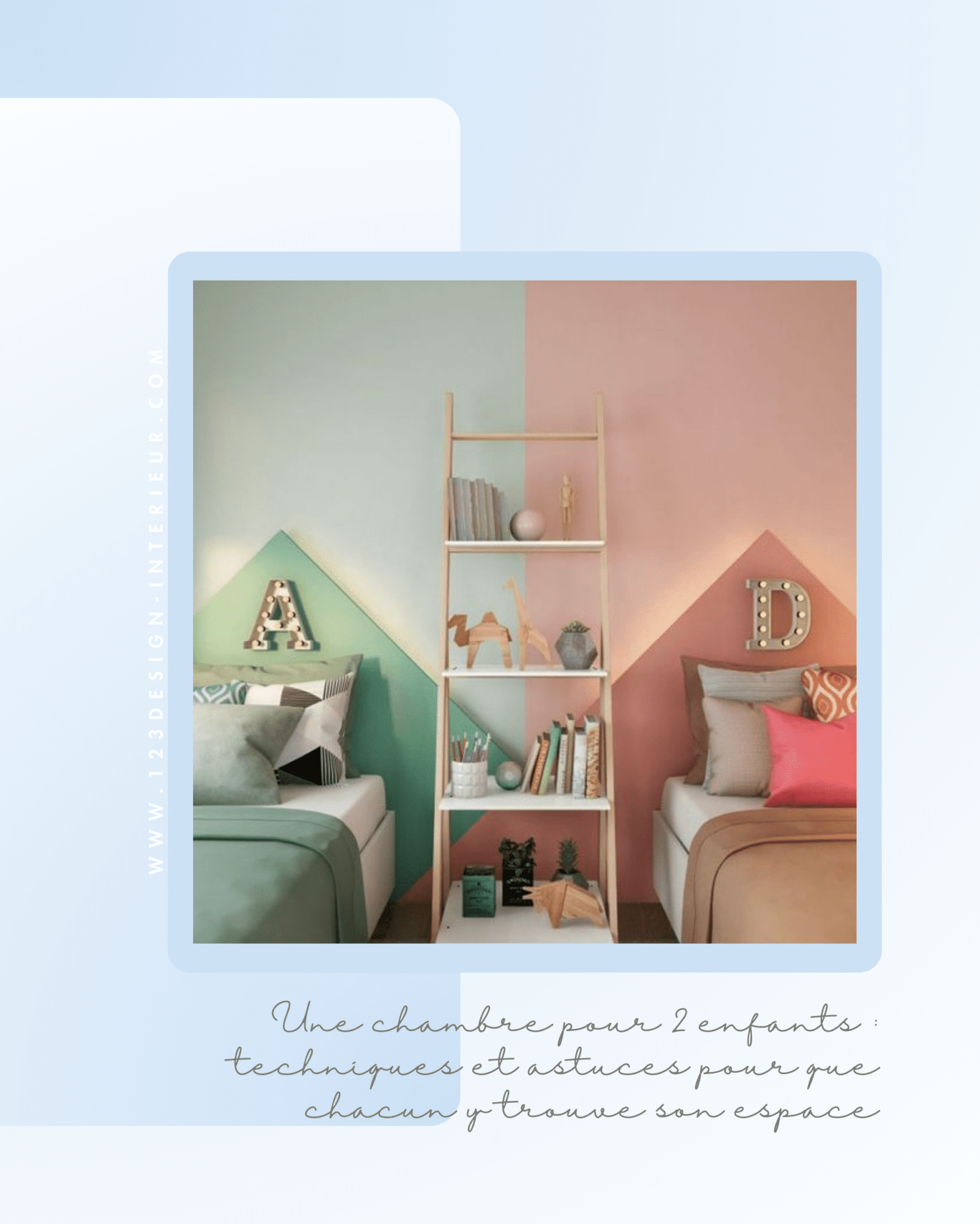 Une chambre pour 2 enfants : techniques et astuces pour que chacun y trouve son espace